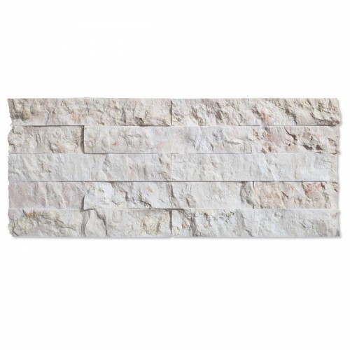 Плитка из "Мрамора" (белый) рваный камень производитель Россия