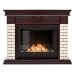 Каминокомплект: Биокамин Firelight BFP/P-2520, портал Bricks 25 камень бежевый, шпон темный дуб производитель Firelight