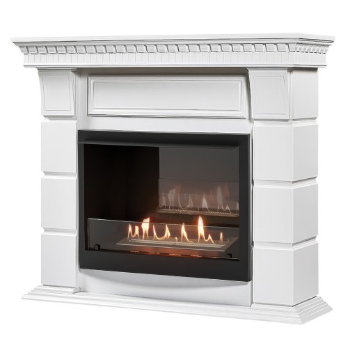Каминокомплект: Биокамин Firelight BFP/P-2520, портал Elegante 25 белый производитель Firelight
