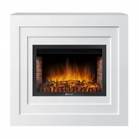 Каминокомплект: Очаг Electrolux EFP/P-2520LS с порталом Cubo 25 белый Каминокомплект: Очаг Electrolux EFP/P-2520LS с порталом Cubo 25 белый
