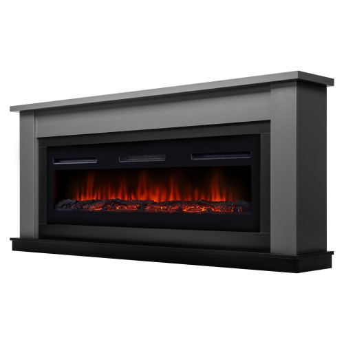 Каминокомплект: Очаг Electrolux Infinity EFP/P-1600ULS, портал Canto Long графит, черный производитель Electrolux
