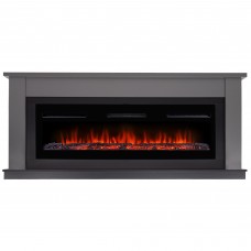 Каминокомплект: Очаг Electrolux Infinity EFP/P-1600ULS, портал Canto Long графит, черный