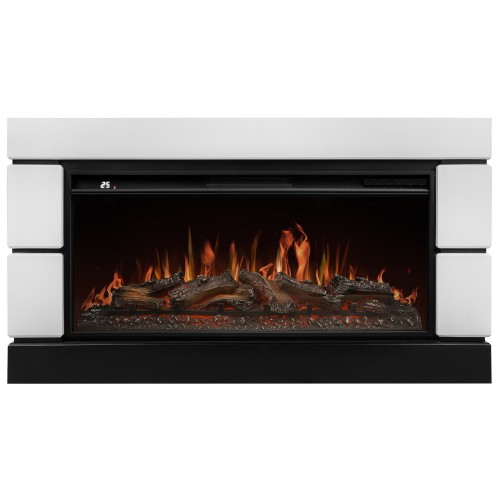 Каминокомплект: Очаг Royal Thermo Aurora RTFP/P-AR40LS, портал Moderno 42/40/36, белый производитель Royal Thermo