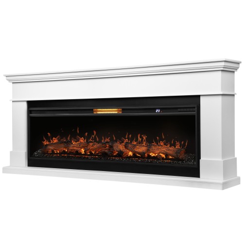 Каминокомплект: Очаг Royal Thermo Aurora RTFP/P-AR60LS, портал California 60 W, белый производитель Royal Thermo
