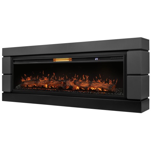 Каминокомплект: Очаг Royal Thermo Aurora RTFP/P-AR60LS, портал Moderno 60, графит производитель Royal Thermo