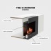 Тумба с биокамином Firelight BFP-P1600 белая производитель Firelight