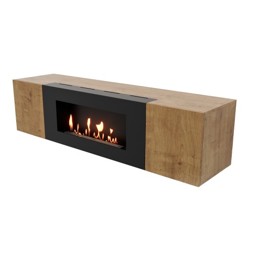 Тумба с биокамином Firelight BFP-P1600 дуб вотан производитель Firelight