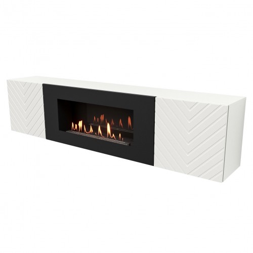 Тумба с биокамином Firelight BFP-P1700V белая производитель Firelight
