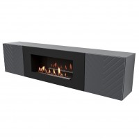 Тумба с биокамином Firelight BFP-P1700V графит