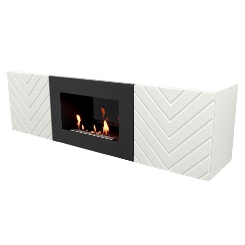 Тумба с биокамином Firelight BFP/P-1400V белая производитель Firelight