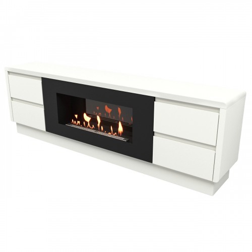 Тумба с биокамином Firelight BFP/P-1700 lux белая производитель Firelight