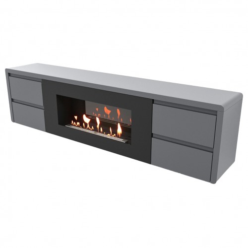 Тумба с биокамином Firelight BFP/P-1700 lux графит производитель Firelight