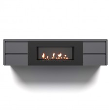 Тумба с биокамином Firelight BFP/P-1700 lux графит