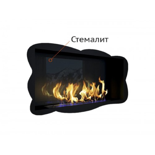 Стемалит для Биокамина серии Standart 800 для встраивания в портал (ZeFire) производитель ZeFire