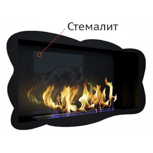 Стемалит для Биокамина угловой Standart 900 левый/правый (ZeFire) производитель ZeFire