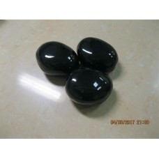 Декоративные керамические камни черные 7 шт (ZeFire)