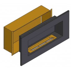 Теплоизоляционный корпус для встраивания в мебель для очага 1500 мм (ZeFire)