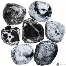 Декоративные керамические камни кристалл мрамор 7 шт (ZeFire)
