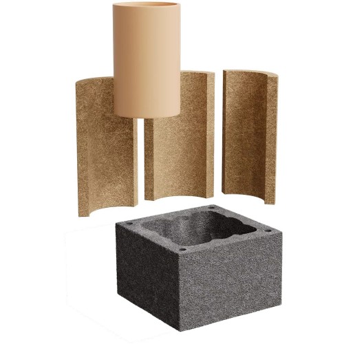 Линейная часть керамического дымохода Kerastil Universal D 200 мм производитель КераСтиль