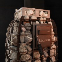 Печь для бани Славия в сетке чугунная дверь с панорамным стеклом Печь для бани Славия в сетке чугунная дверь с панорамным стеклом