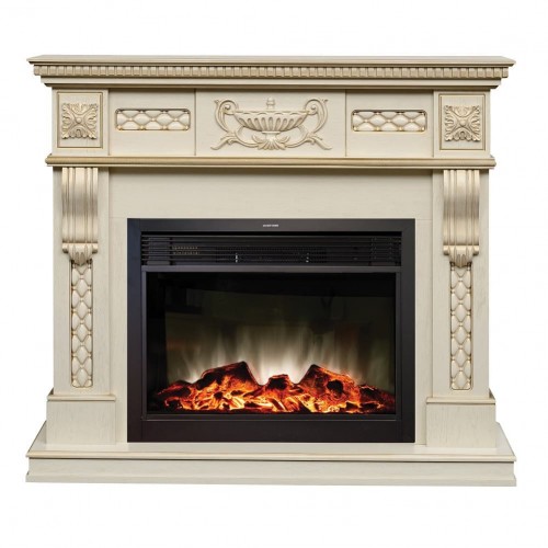 Электрокамин Corsica Lux WT с Moonblaze LUX BL производитель RealFlame