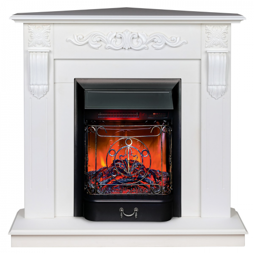 Электрокамин RealFlame Dominica Corner WT c Majestic Black RC производитель RealFlame