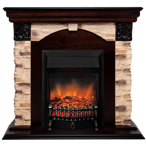 Электрокамин RealFlame Dublin Rock Corner STD/EUG AO с  Fobos S BL RC производитель RealFlame