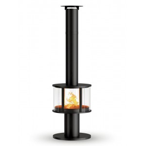 Камин модель VV (черная сталь) Камин модель VV (черная сталь)