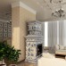 Изразцовая печь-камин с Голландской синей росписью производитель Ceramica