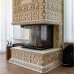 Изразцовый камин АСТОВ П3С 7057 в облицовке «Птицы» 3141 производитель Ceramica