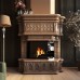 Изразцовый камин до полки в коллекции Неоготика производитель Ceramica