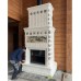 Изразцовый камин "Охота" с художественной росписью и панно производитель Ceramica