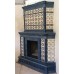 Изразцовый угловой открытый камин. производитель Ceramica