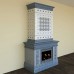 Камин Арт Нуво. Палитра росписи: Лазурная производитель Ceramica