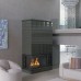 Изразцовый камин Брикс с топкой с Г-образным стеклом производитель Ceramica Изразцовый камин Брикс с топкой с Г-образным стеклом производитель Ceramica
