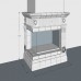 Камин Бристоль с топкой с Г-образным стеклом производитель Ceramica