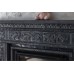 Камин до полки в облицовке Альбион. Цвет: Лазурный производитель Ceramica