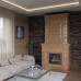 Камин Лион. Цвет глазури: Карамель производитель Ceramica