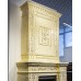 Камин на дровах в коллекции Альбион с росписью в золоте. производитель Ceramica