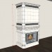 Изразцовый камин Тюльпан производитель Ceramica