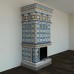 Изразцовый камин Византия с топкой с Г-образным стеклом производитель Ceramica