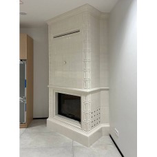 Каминная топка АСТОВ ПС 8063 в облицовке для классического камина в коллекции Тюльпан.