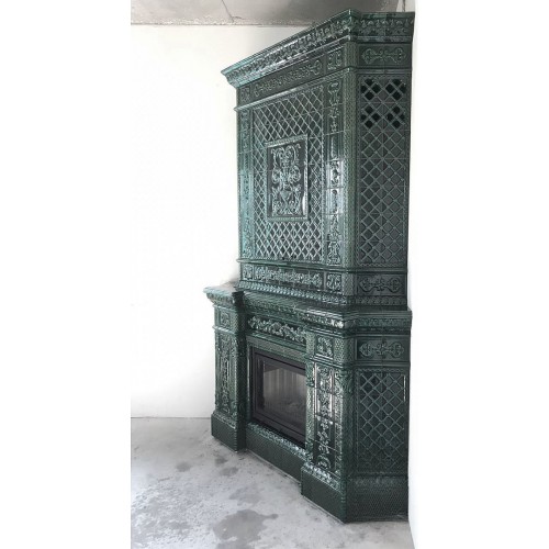 Комплект каминной облицовки Альбион. Цвет: Изумруд производитель Ceramica