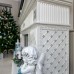 Облицовка камина изразцами Бристоль с росписью Серебром производитель Ceramica