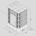 Печь-камин типовая КерамикаДекор Дорф в цвете Муравленый производитель Ceramica