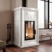 Печь-камин типовая КерамикаДекор Ритм в цвете Белый Антик производитель Ceramica
