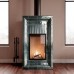 Печь-камин типовая КерамикаДекор Ритм в цвете Лазурный производитель Ceramica