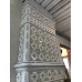 Пристенный изразцовый камин "Элеганс 20x20" в пастельной росписи производитель Ceramica