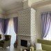 Современный изразцовый камин Элеганс с росписью производитель Ceramica
