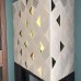 Современный изразцовый камин коллекции Маджестик с золотом производитель Ceramica